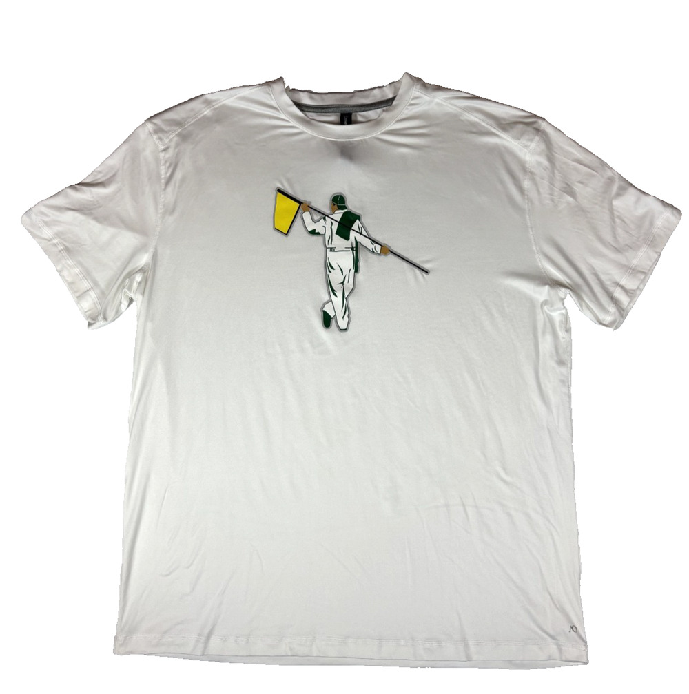 ANDERSON ORD MASTERS GOLFER DESIGN LOGO MEN'S T-SHIRT WHITE SIZE 2XL